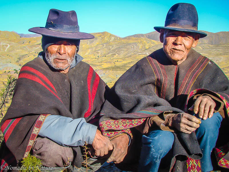 Villagers in the Mountains of Maragua, Bolivia