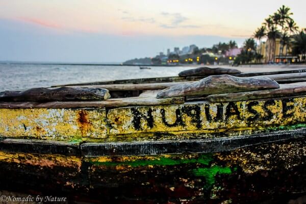 An Ancient Fishing Boat on the Maputo Beach
