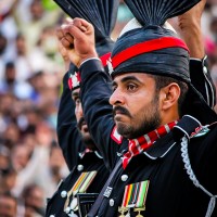 Wagah Border Show of Strength