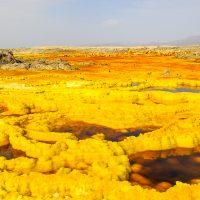 The Neon Yellow of the Dallol Hot Springs, Ethiopia