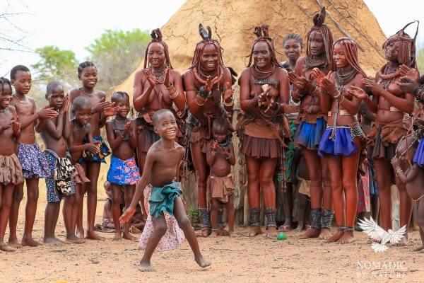 All Smiles during the Himba Ondjongo Dance, Namibia