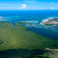 The Channel between Ibo Island and Quirimbas Island at High Tide, Mozambique