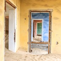 The Pastel Painted Walls, Kolmanskop Ghost Town, Namibia