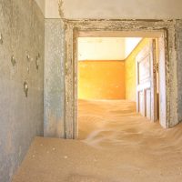 Sand Almost to the Ceiling, Kolmanskop Ghost Town, Namibia