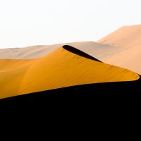 A Sidewinder S-shaped Sand Dune, Sossusvlei, Namibia