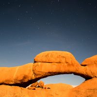 Drinking Whiskey and Wine under the Arch, Spitzkoppe, Namibia